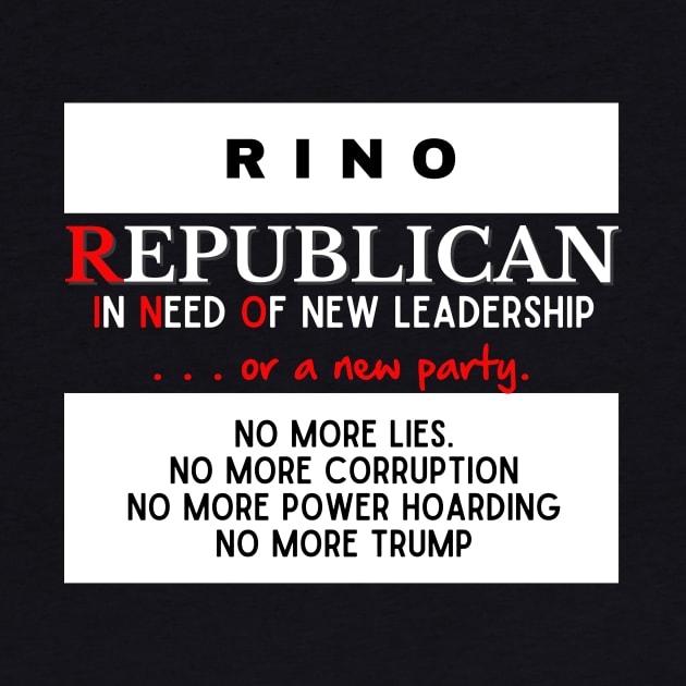 I am a RINO Republican by Bold Democracy